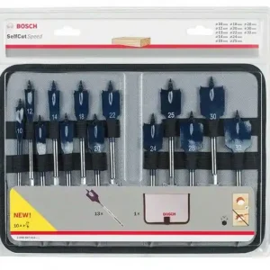 13-częściowy zestaw Wiertełpłaskich Self Cut Speed 2608587010 BOSCH Wyprzedaż